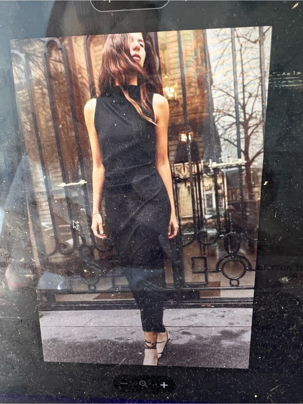 Zara Black Straight-Leg Jumpsuit with High Neck